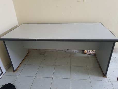 Manama, Furniture, BHD 15,  BHD 15, Big Office Table Laminated Gray. Size: 180cm Length X 90cm Width (Dismantable)
