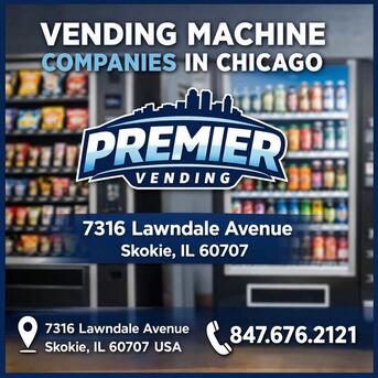Chicago, Food & Drink, Top Choice For Vending Machine Companies In Chicago &ndash; Premier Vending