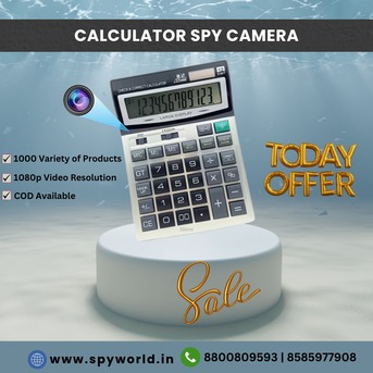 New Delhi, Electronics, INR 3700,  Calculator Spy Camera Shop In Delhi | 8585977908 | Spy World