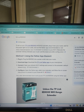 Al Sadafa, Electronics, SAR 320,  Tp-link Tri-Band Wi-Fi Extender (Original Condition)