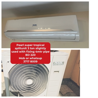 Manama, Air Conditioners, BHD 220,  🌍🌐Pearl Splitunit 3 Ton In Good Condition For Sale With Delivery And Fixing