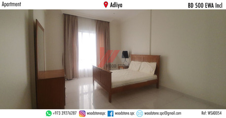 Adliya, Apartments/Houses, BHD 500/month,  Furnished,  3 BR,  170 Sq. Meter,  Fully Furnished 3 Bedroom Apartment, Adliya - BD 500 Incl WSAD054