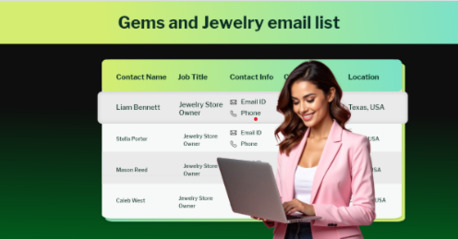 Miami, Business, Need US Gems & Jewelry Buyers Email List Today?