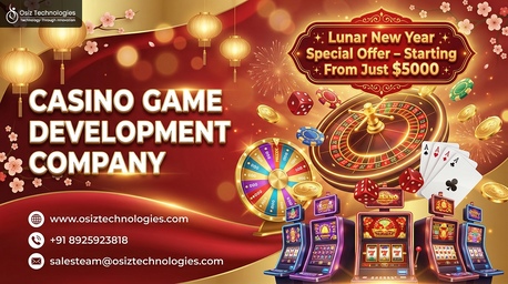 Los Angeles, Software, USD 5000,  Launch Your Online Casino Gaming Platform With Osiz - Just $5000 | Lunar New Year Special