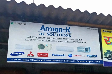 Gurgaon, Appliance Repair, Arman-K AC Solutions