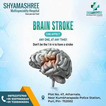 Mumbai, Health, Brain Strokes | Best Neuro Care In Puri | Shyamashree Hospital.