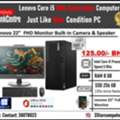 BHD 125,  Lenovo 10th Gen Core I5 Just Like New PC Lenovo 22" FHD Monitor Built-in Camera & Speaker
