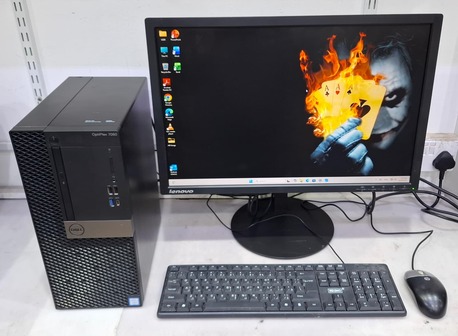 Manama, Electronics, BHD 133,  DELL Core I7 6th Gen Computer Set 22" FHD Monitor 16GB RAM 256GB SSD+500GB HDD OS 11 Ready