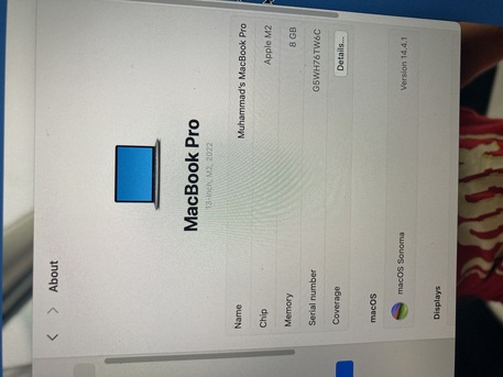 Jeddah, Computers, SAR 3100,  Apple MAC Book M2 8gb RAM 256gb SSD