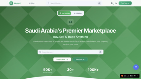 Jubail, Business Partners, Strategic Partnership: Scaling Marcazi &mdash; The KSA Industrial Resource Platform