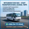 MITSUBISHI FUSO BUS- STAFF TRANSPORTATION& SCHOOL TRIPS