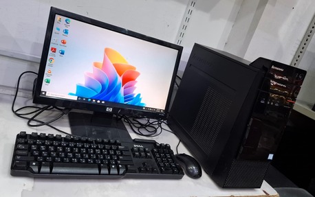 Manama, Electronics, BHD 58,  LENOVO Core I3 6th Generation Computer Set 19" HD Monitor 4GB RAM + 128GB SSD OS 10 Pro