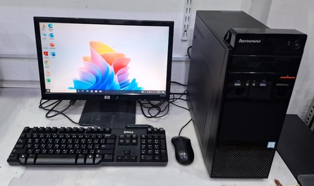 Manama, Electronics, BHD 58,  LENOVO Core I3 6th Generation Computer Set 19" HD Monitor 4GB RAM + 128GB SSD OS 10 Pro