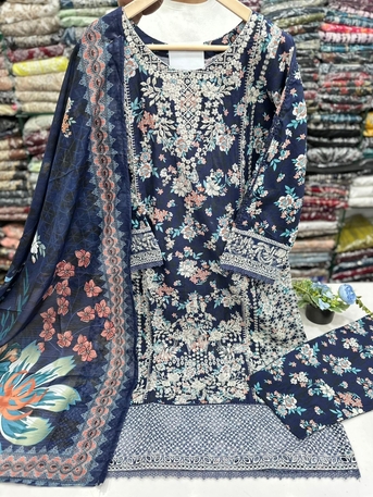 Thuqbah, Clothing & Accessories, SAR 165,  Ready To Wear Printed Lawn 3Pc