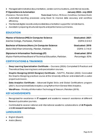 Riyadh, Job Seekers, IT Support/IT Admin