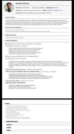 Duba, Job Seekers, IT Engineer