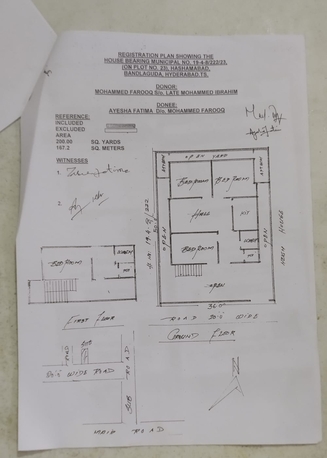 Hyderabad, Real Estate For Sale, INR 14000000,  3 BR,  200 Sq. Yard,  House For Urgent Sale At Hashamabad