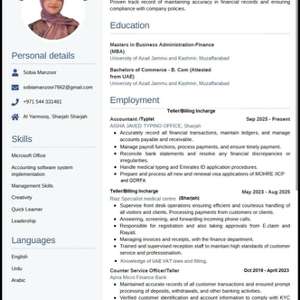 Cashier/Biller/Teller