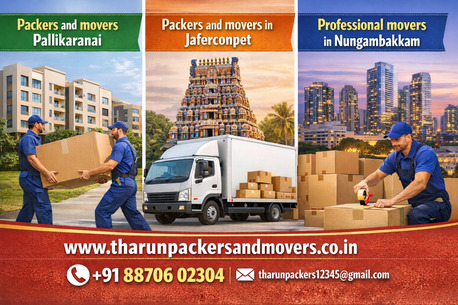 Chennai, Delivery, Packers And Movers Pallikaranai,  Jaferconpet & Professional Movers I