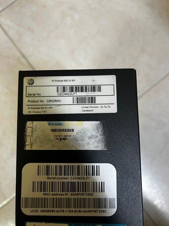 Jubail, Computers, SAR 400,  HP ELITEDESK 800G1 SFF CPU ONLY