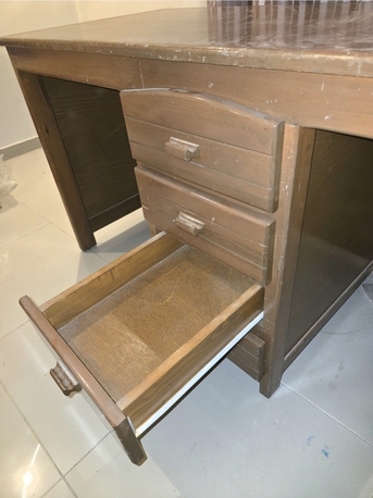 Jeddah, Furniture, SAR 200,  SOLID SWEDISH WOOD STUDY DESK + 2 CHAIRS