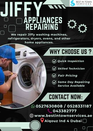 Dubai, Appliance Repair, JIFFY APPLIANCES REPAIRING SERVICE DUBAI