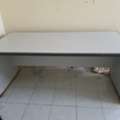 BHD 15, Big Office Table Laminated Gray. Size: 180cm Length X 90cm Width (Dismantable)