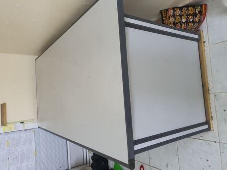 Manama, Free Items, BHD 15,  Big Office Table Laminated Gray. Size: 180cm Length X 90cm Width (Dismantable)