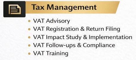 Manama, Marketing, Professional Tax & VAT Advisory Services