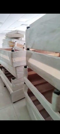 Al Zuhour, Furniture, SAR 150,  NEW BED SET SINGLE WOODEN BOX WITH+ MATTRESS +PILLOW +QUILT MEDICATED ORTHOPEDIC ONE SET O