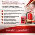AMC - Annual Maintenance Contract For Fire Fighting, Fire Alarm & Fire Extinguisher Refill
