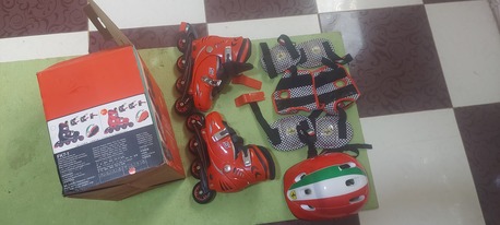 Riyadh, Household Items, SAR 170,  Skating Shoes Ferrari Brand For Kids 33-36 Adjustable Size