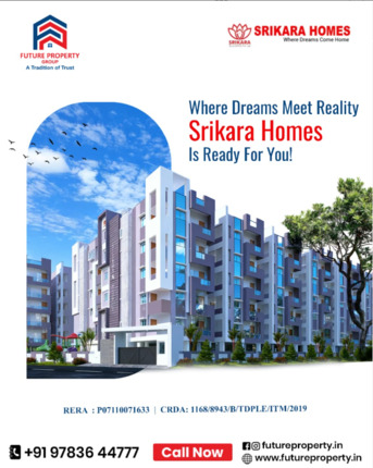 Vijayawada, Real Estate For Sale, INR 6000000,  Studio,  13250 Sq. Meter,  3 BHK Apartments In Tadepalli