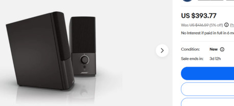 Olaya, Home Audio, SAR 350,  BOSE Companion 2 (brand New)