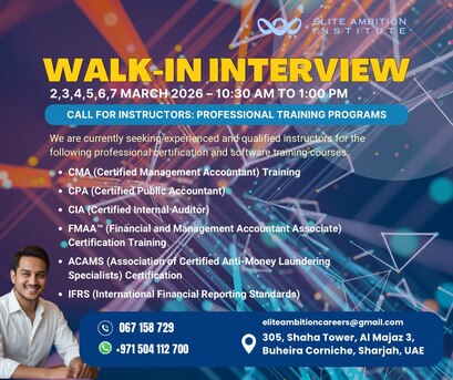 Sharjah, Jobs, LANGUAGE TEACHERS