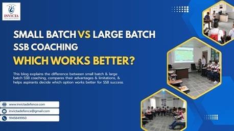 Jaipur, Education, Small Batch Vs Large Batch SSB Coaching &ndash; Which Works Better?