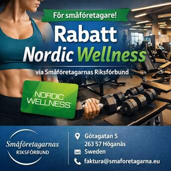 Stockholm, Business, F?retagsf?rm?ner Och Rabatt Nordic Wellness Via Sm?f?retagarnas Riksf?rbund