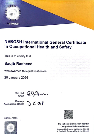 Manama, Job Seekers, Safety Officer / HSE Officer &ndash; NEBOSH & OSHA Certified &ndash; Available In Bahrain