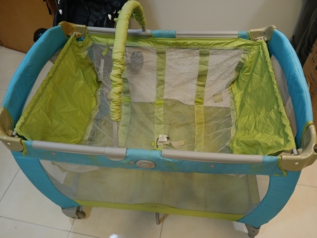 Dammam, Baby & Kid Stuff, SAR 250,  Graco Travel Cot With Bassinet &ndash; Little Adventures Fashion