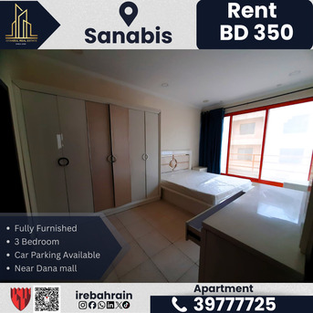 Burhama, Apartments/Houses, BHD 350/month,  Furnished,  3 BR,  Fully Furnished 3BHK For Rent &ndash; Sanabis