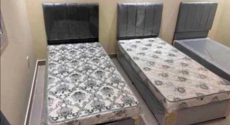 Jeddah, Furniture, SAR 5,  New Best Quality Single Bed Frame With Mattress Available In Low Price