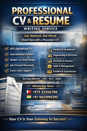 Riffa, Writing, PROFESSIONAL CV & RESUME WRITING SERVICE