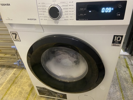 Dammam, Household Items, SAR 500,  Full Automatic Toshipa Washing Machine Inverter