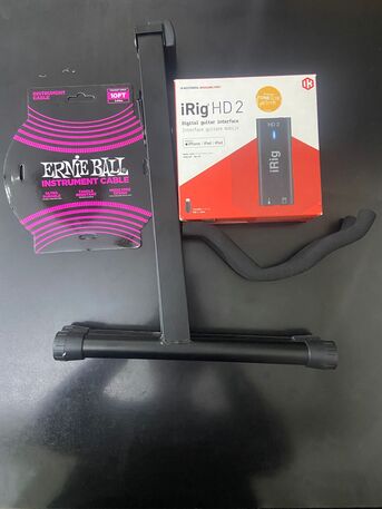 Abha, Musical Instruments, SAR 1349,  Squier Affinity Telecaster + IRig HD 2 Recording Bundle | Guitar + Interface + Stand