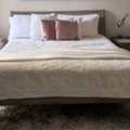 SAR 650,  Queen Size Bed From IKEA With Sleep High Mattress