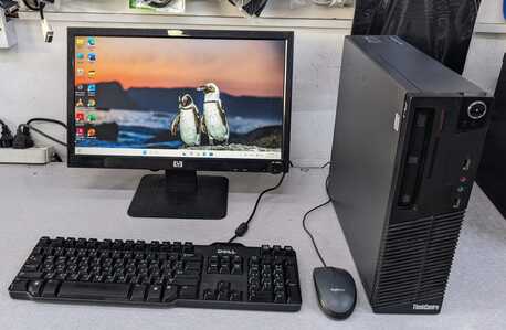 Manama, Computers, BHD 63,  Lenovo Core I7 PC 8GB RAM 256GB SSD 19" Monitor Windows & Office Ready To Use FREE WIFI