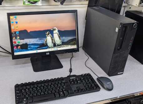 Manama, Computers, BHD 63,  Lenovo Core I7 PC 8GB RAM 256GB SSD 19" Monitor Windows & Office Ready To Use FREE WIFI