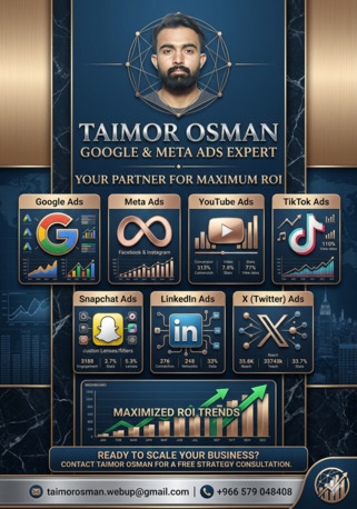 Riyadh, Job Seekers, Professional Website & Digital Marketing Services (Meta, Google, TikT