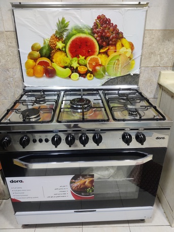Jubail, Appliances, SAR 1400,  Like New 5 Burner Gas Stove With Oven For Sale