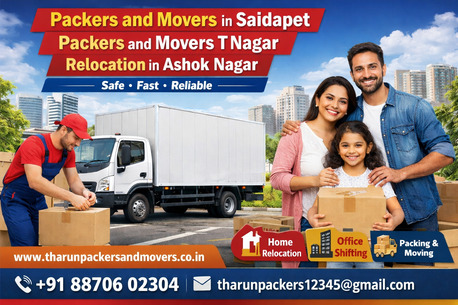 Chennai, Delivery, Packers And Movers In Saidapet, Packers And Movers T Nagar & Relocation In Ashok Nagar &ndash; R